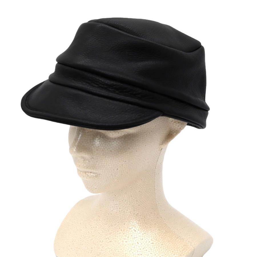 USA製 ニューヨークハット レザー 本革 キャスケット 黒 M 古着 アメカジ USA製 ニューヨークハット レザー 本革 キャスケット 黒 M 古着