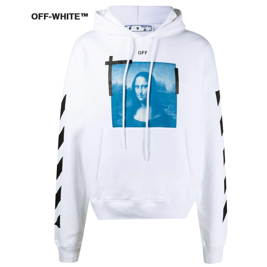 クリアランス Off White オフホワイト モナリザ メンズスウェットパーカー オーバーフーディー クロスアロー ホワイト 白 Blue Monalisa Over Hoodie White Offwhite037 ブランドショップオレンジケーキ 通販 Yahoo ショッピング