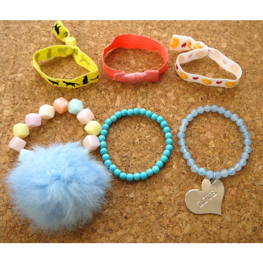 メール便送料無料 OrangeCandy オレンジキャンディー パワーストーンブレスレット アクアブルージェイド、ハウライトターコイズ |  | 04