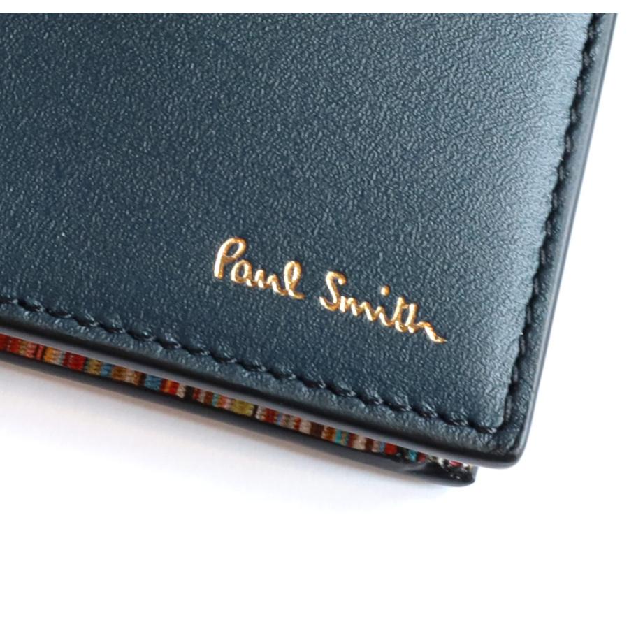 Paul Smith（ポール・スミス） 財布 二つ折り財布 本革 レザー