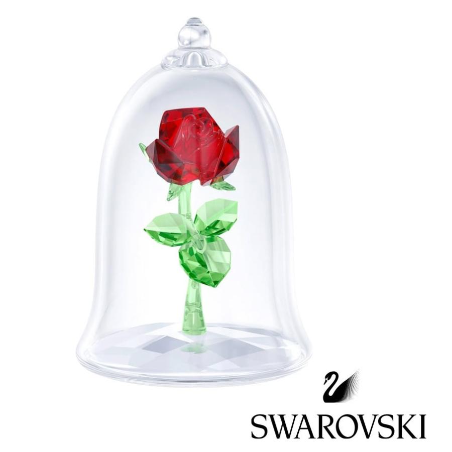 お1人様1点限り スワロフスキー Swarovski 美女と野獣 魔法のバラ クリスタルオブジェ ディズニーコラボ Enchanted Rose スワロフスキー社製置物 魅力的な Www Cepici Gouv Ci