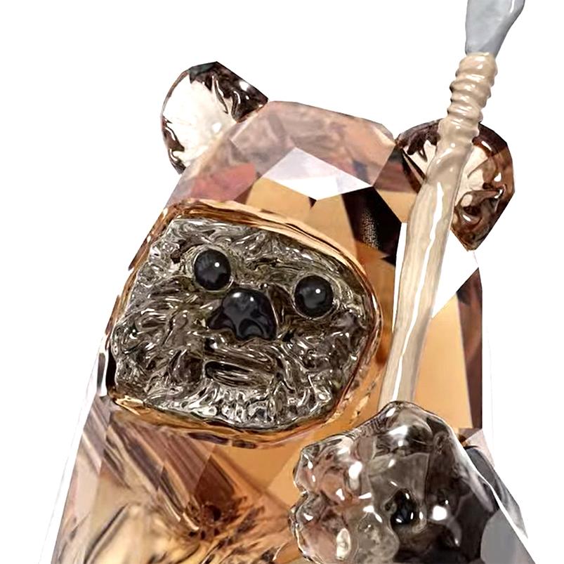 Swarovski Star Wars Ewok Wicket, Figurine