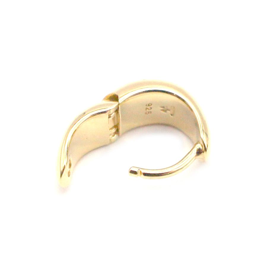 TOM WOOD（トムウッド） フープピアス ゴールドプレーティング アイス