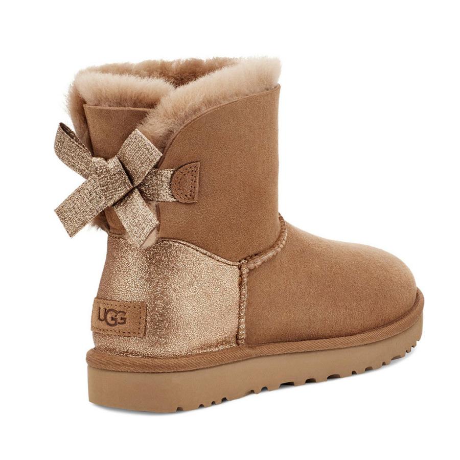 UGG（アグ）グリッタームートンブーツ ミニベイリーボウグリッツ W MINI BAILEY BOW GLITZ 1120881｜orangecake｜02