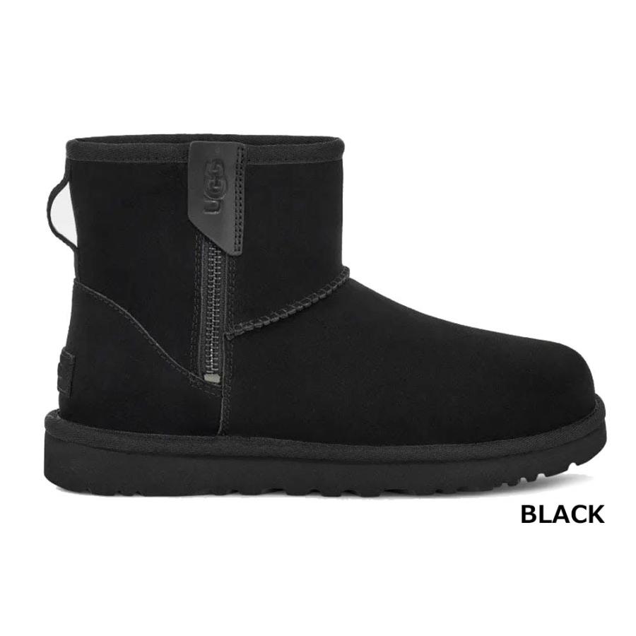 UGG 黒 ファスナー付きブーツ