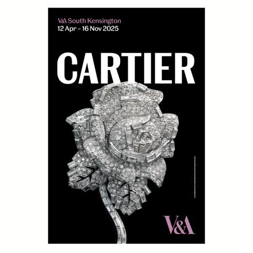 額装済/Cartier RoseClip カルティエコレクション/アートポスター 額装済/Cartier RoseClip カルティエコレクション/アート
