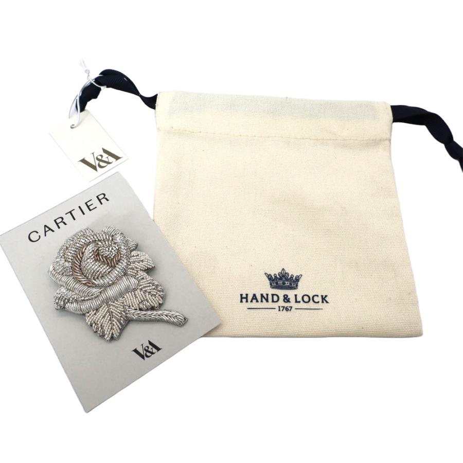 カルティエ展 薔薇 刺しゅうブローチ CARTIER 限定 オフィシャルグッズ 