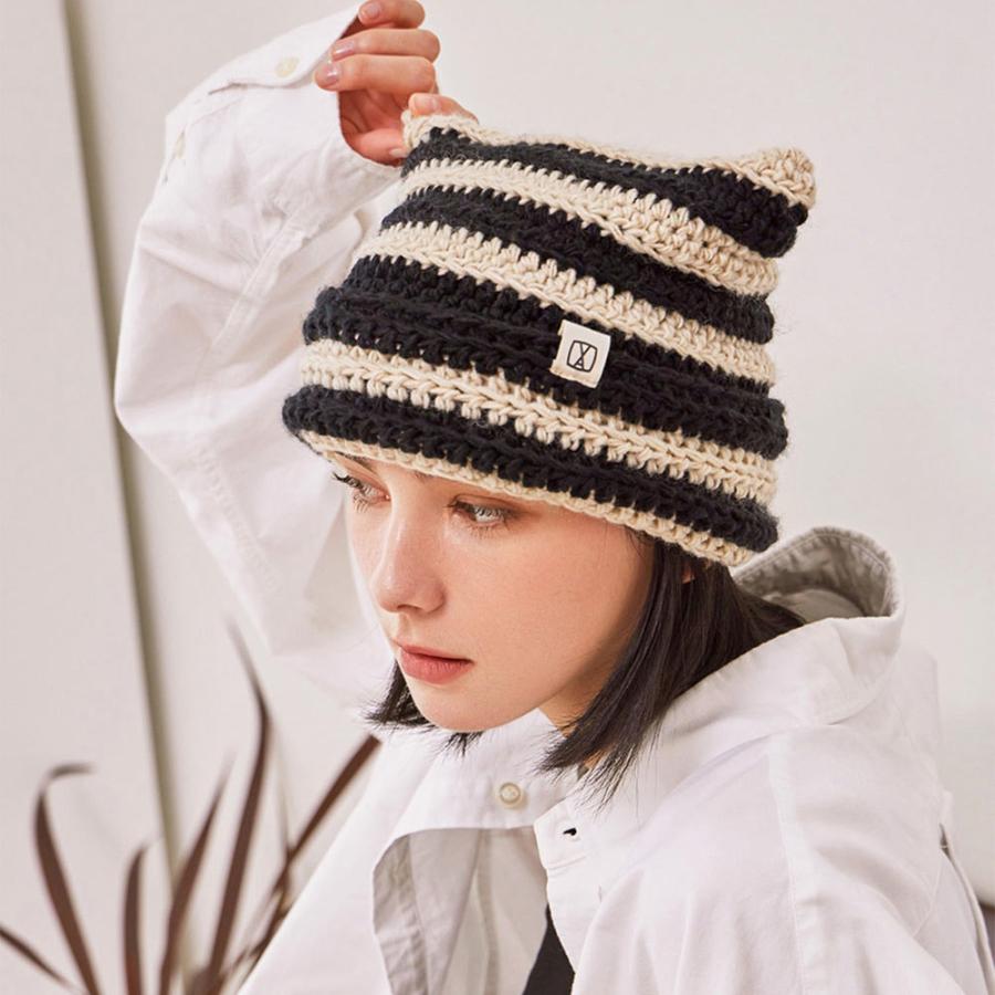 VARZAR（バザール） 正規販売店 ニットキャップ ストライプ ボーダー