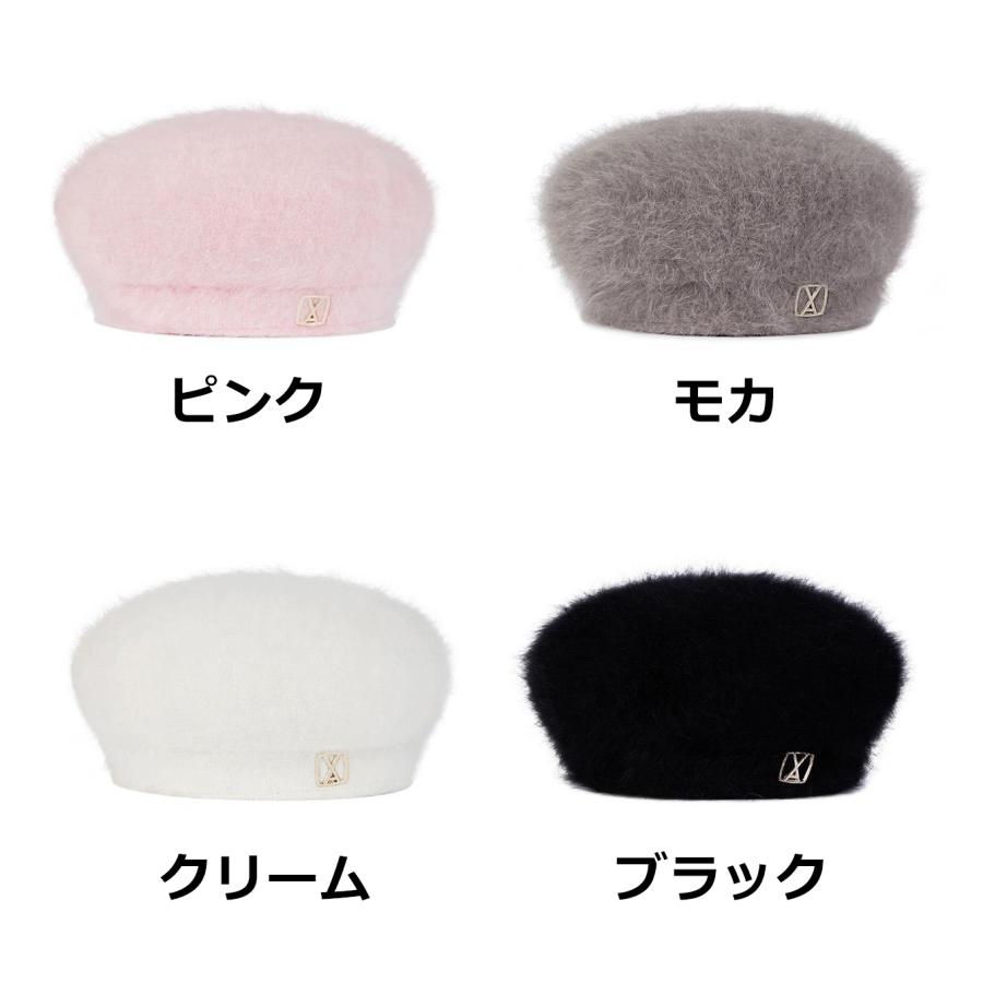 VARZAR 正規販売店 バザール アンゴラ ベレー帽 スクウェア VARZAR 正規販売店 バザール アンゴラ ベレー帽 スクウェア