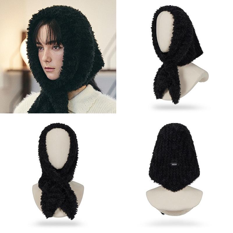 VARZAR（バザール） 正規販売店 ニット ファー バンダナ 帽子 ボア