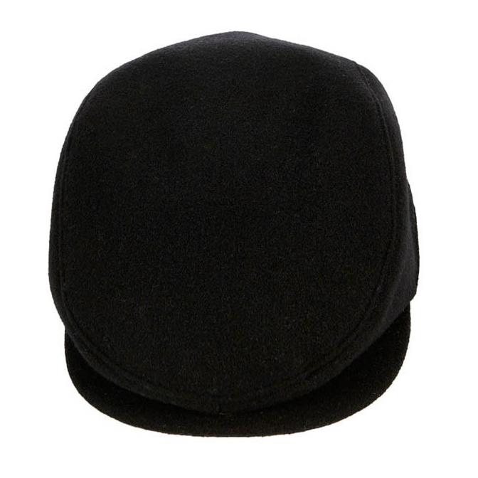 クリアランス/正規販売店/VARZAR バザール ハンチング ベレー帽 キャップ ハット 韓国ブランド CAP 紫外線対策 帽子 Stud Logo Retro Wool Beret Black 815｜orangecake｜04