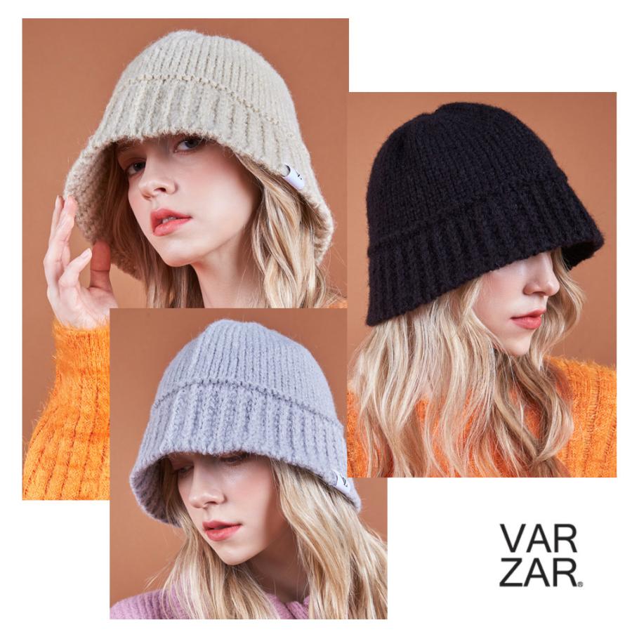 正規販売店/VARZAR バザール ニット バケットハット ウール帽子 VARZAR 韓国ブランド 紫外線対策 小顔HAT 秋冬モデル  Monogram Label Wool Knit Bucket Hat : varzar893-894-895 : ブランドショップオレンジケーキ -  通販 -