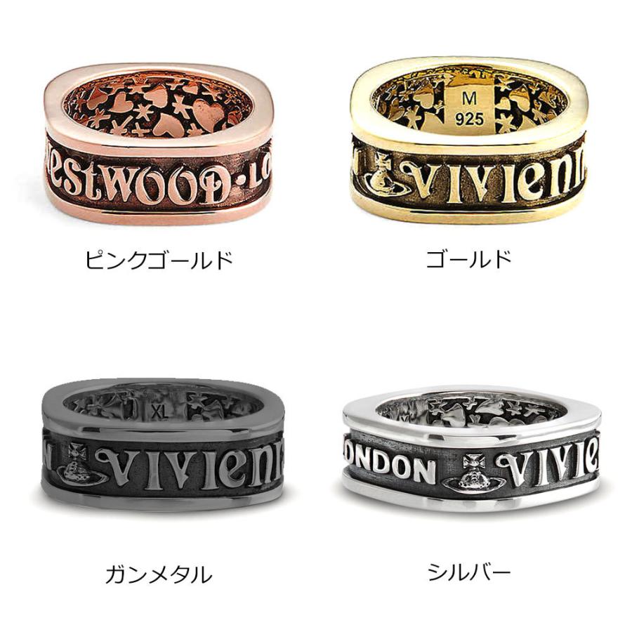 ヴィヴィアンウエストウッド(Vivienne Westwood)シリーリング SCILLY RING 指輪 スクエア型ヴィンテージ調リング レディース メンズ｜orangecake｜02