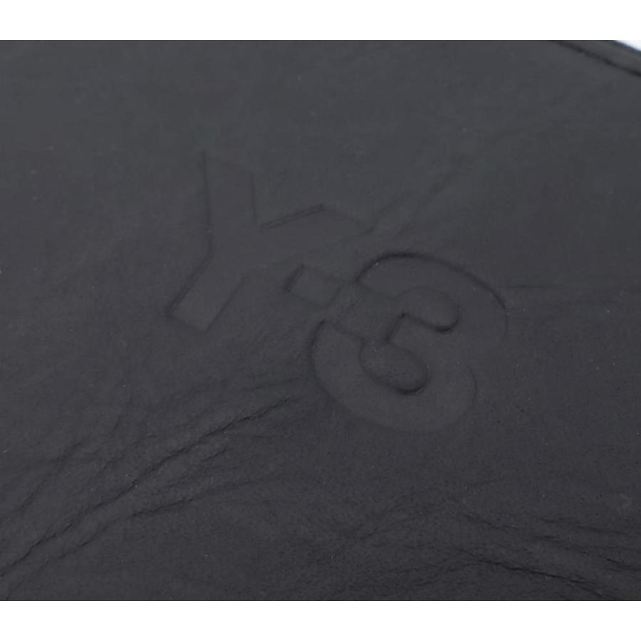 Y-3 ワイスリー WALLET BLACK 財布 本革レザー 小銭＆カード入れ