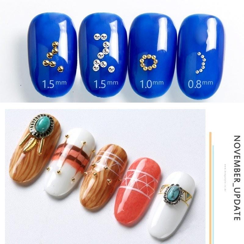 50g入り ブリオン メタルスタッズ 極小 point ポイント ネイル