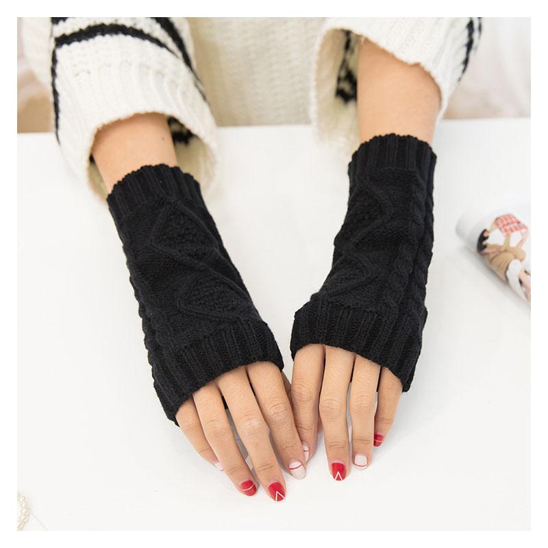 アームウォーマー レディース 手袋 ハンドウォーマー 防寒 暖かい 指なし スマホ対応手袋 伸縮性抜群のニット手袋 タッチパネル対応手袋 |  | 19