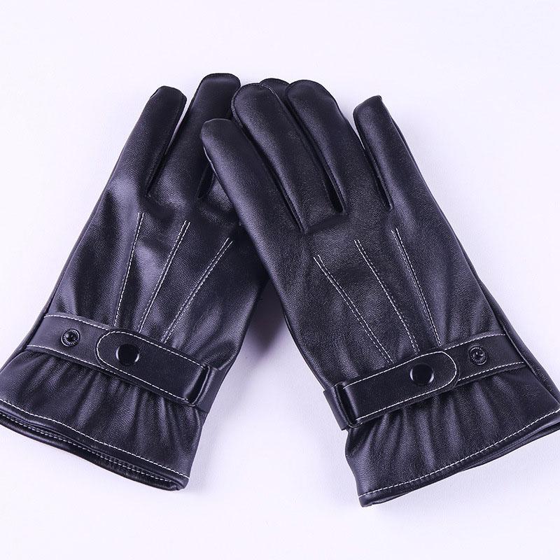 スマホ手袋 スマホグローブ メンズ 手袋 裏起毛 革 防寒 バイク スマホ対応手袋 防寒 PU ブラック タッチパネル対応手袋 暖かい |  | 08