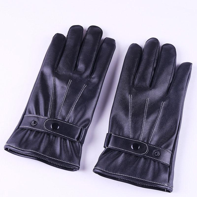 スマホ手袋 スマホグローブ メンズ 手袋 裏起毛 革 防寒 バイク スマホ対応手袋 防寒 PU ブラック タッチパネル対応手袋 暖かい |  | 09