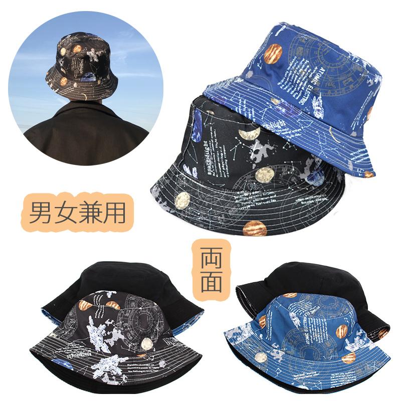 バケットハット メンズ レディース おしゃれ つば 短め 星空 両面  帽子 サファリハット コットン レディース 春 夏 春夏 |  | 06