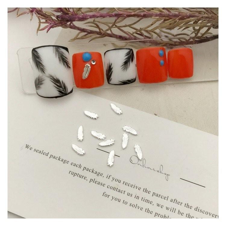 単品 メタルパーツ フェザー ゴールド シルバー ネイルパーツ スタッズ 夏 ネイル用品 GOLD アートパーツ アート パーツ デコ素材 |  | 03