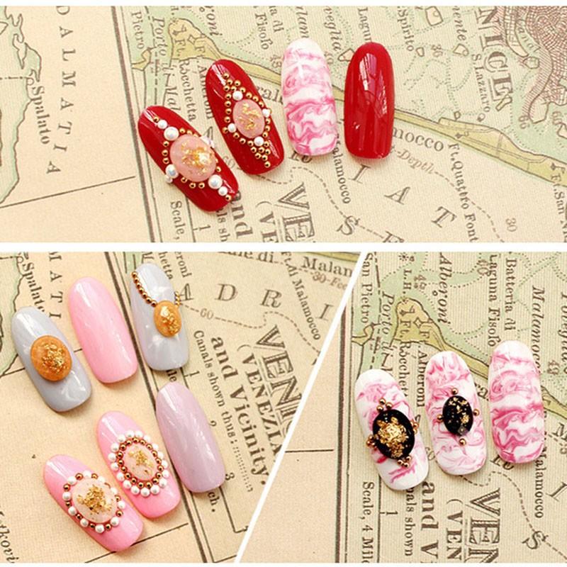 5個入り 金箔入り ラインストーン オーバル デコパー ジェルネイル ネイルアクセサリー ネイルパーツ スタッズ ネイル用品 アート デコ素材 Coco Nail C3 5 オレンジcocoヤフー店 通販 Yahoo ショッピング