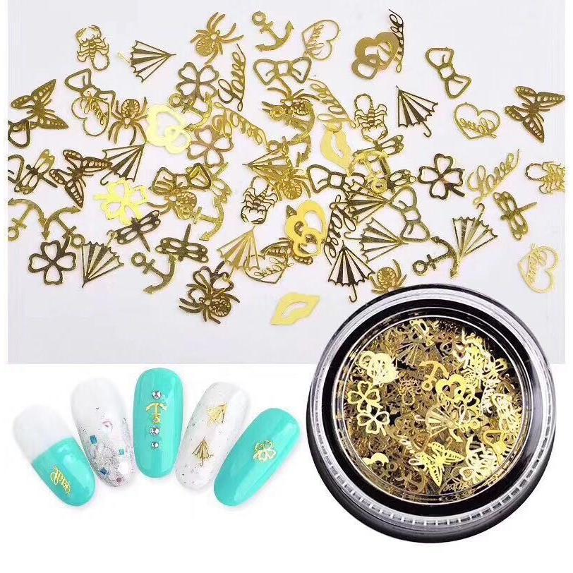 メタルスタッズ メタルパーツ ネイルパーツ ケース付き ダイヤ 月 ムーン 星 ストーン スター カーブ 歯車 ギア 時計の針 飛行機 お得12種 セット Coco Nail Ks1 オレンジcocoヤフー店 通販 Yahoo ショッピング