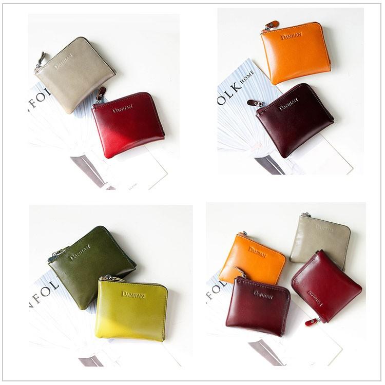 ミニ財布 レディース 小銭入れ 本革 ミニ 財布 L字ファスナー コンパクト 軽量 カード入れ 柔らかい 男女兼用 ポーチ メンズ お財布 Coco Sf06 オレンジcocoヤフー店 通販 Yahoo ショッピング