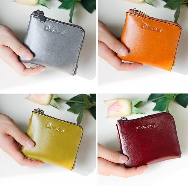 ミニ財布 レディース 小銭入れ 本革 ミニ 財布 L字ファスナー コンパクト 軽量 カード入れ 柔らかい 男女兼用 ポーチ メンズ お財布 Coco Sf06 オレンジcocoヤフー店 通販 Yahoo ショッピング