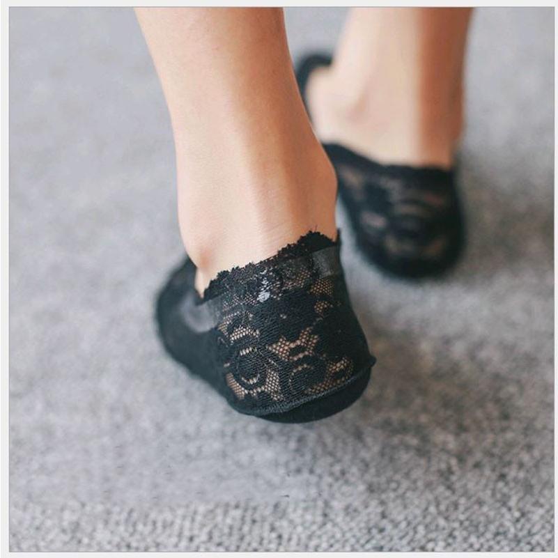 5足セット 脱げない ズレない フットカバー パンプスソックス オールシーズン 靴下 レディース レース ショート 浅履き 美ライン |  | 03