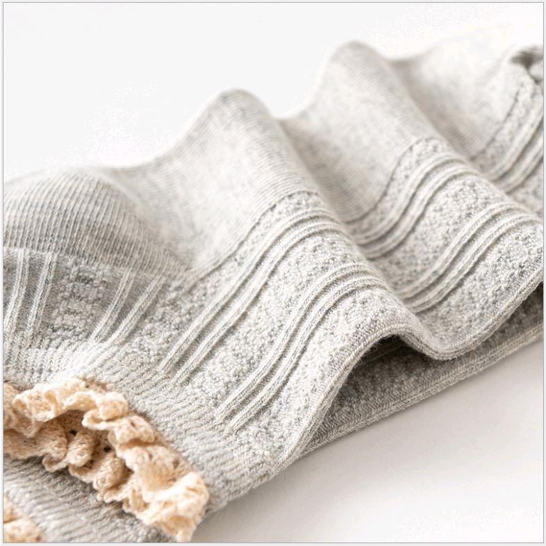 4足セット ショートソックス カバーソックス 脱げない アンクルソックス パンプスソックス ボーダー柄  靴下 レディース ショート 浅履き |  | 03