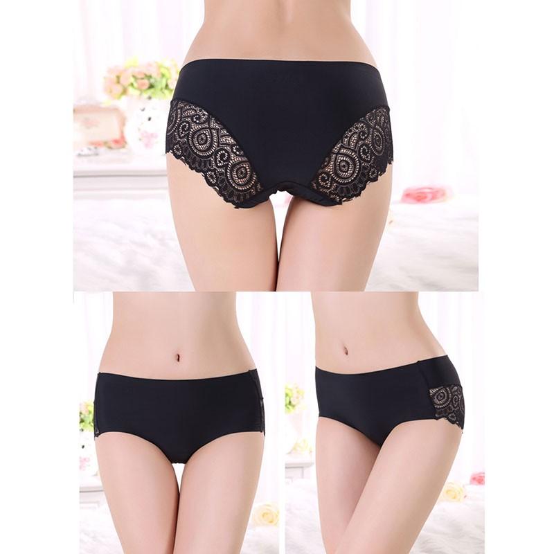 ショーツ レディース パンツ インナー レースショーツ スタンダード シームレス 女性用 下着 リラックス 即納 全10色選べる ポイント消化 |  | 13