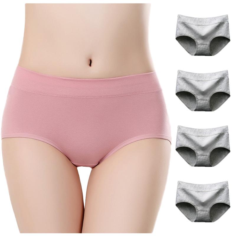 4枚セット ショーツ レディース 綿  福袋 シンプル 女性用 下着 伸縮 コットン 下着 春 秋 冬 20代 30代 40代 敬老の日 |  | 35