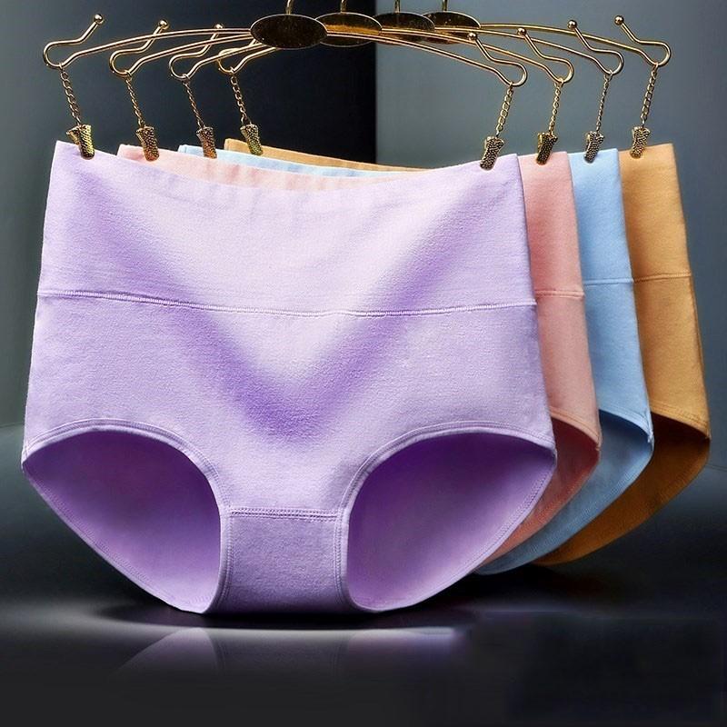 3枚セット ショーツレディース 深め 綿 コットン ハイウエスト 下着 インナー パンツ 福袋 ショーツのみ |  | 23