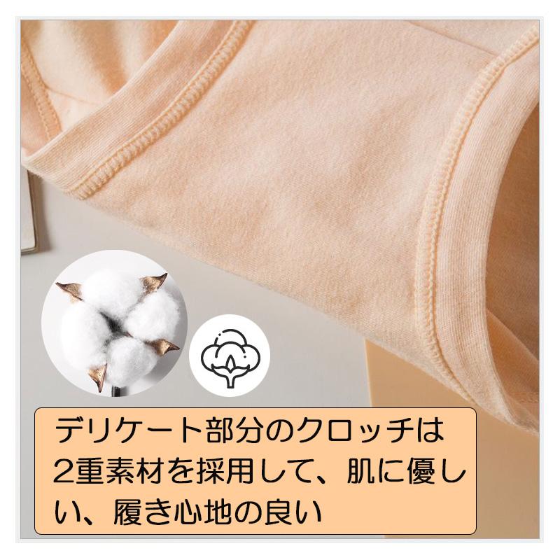 3枚セット 綿 ショーツ レディース インナー 下着 ヒップアップ お腹引き締め 大きいサイズ パンツ ノーマル バラ模様 30代　40代　50代 |  | 06