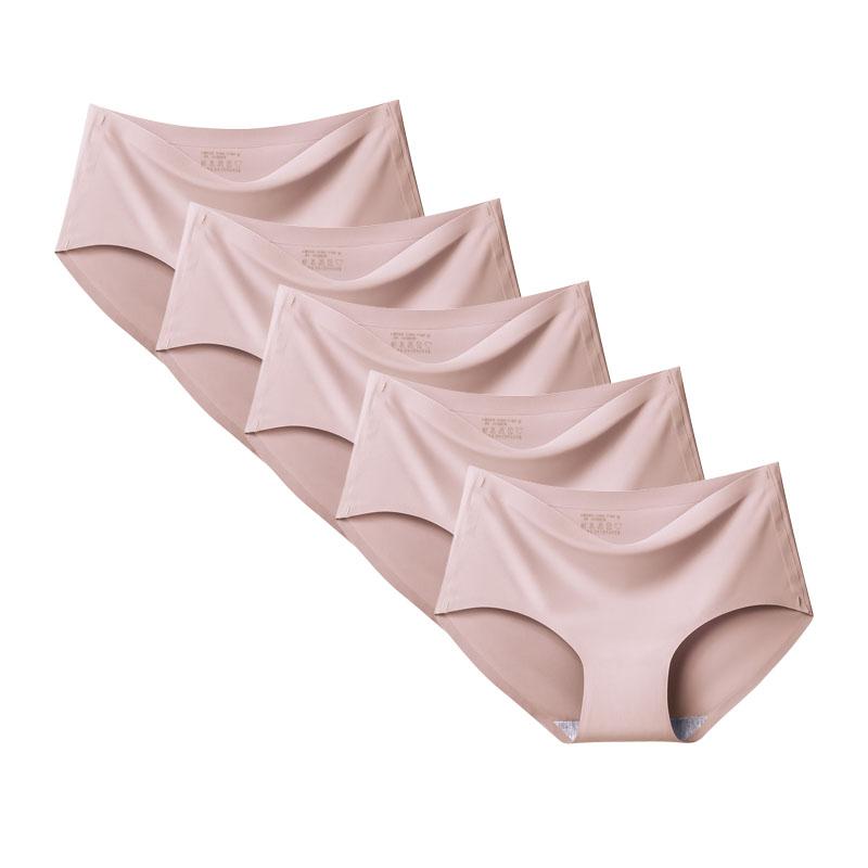 シームレスショーツ 5枚セット レディース ショーツ プレーンショーツ インナー パンツ  響きにくい 冷感 女性用 下着 夏 フィット感 |  | 28