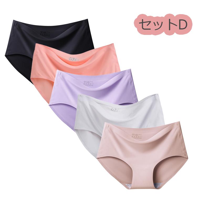 シームレスショーツ 5枚セット レディース ショーツ プレーンショーツ インナー パンツ  響きにくい 冷感 女性用 下着 夏 フィット感 |  | 31