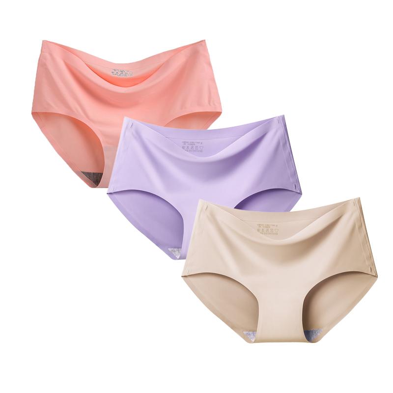 シームレスショーツ 3枚セット レディース ショーツ プレーンショーツ インナー パンツ  響きにくい 冷感 女性用 下着 夏 フィット感 |  | 28