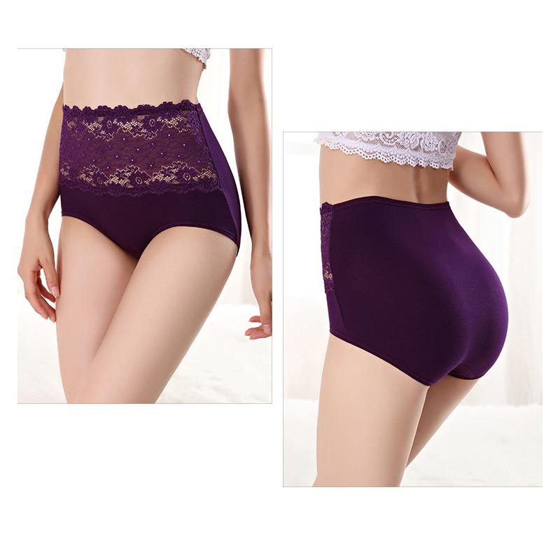 レース ショーツ レディース 綿　コットン インナー 下着 ヒップアップ お腹引き締め 大きいサイズ パンツ 深め オシャレ 20代 30代 40代 50代 |  | 15