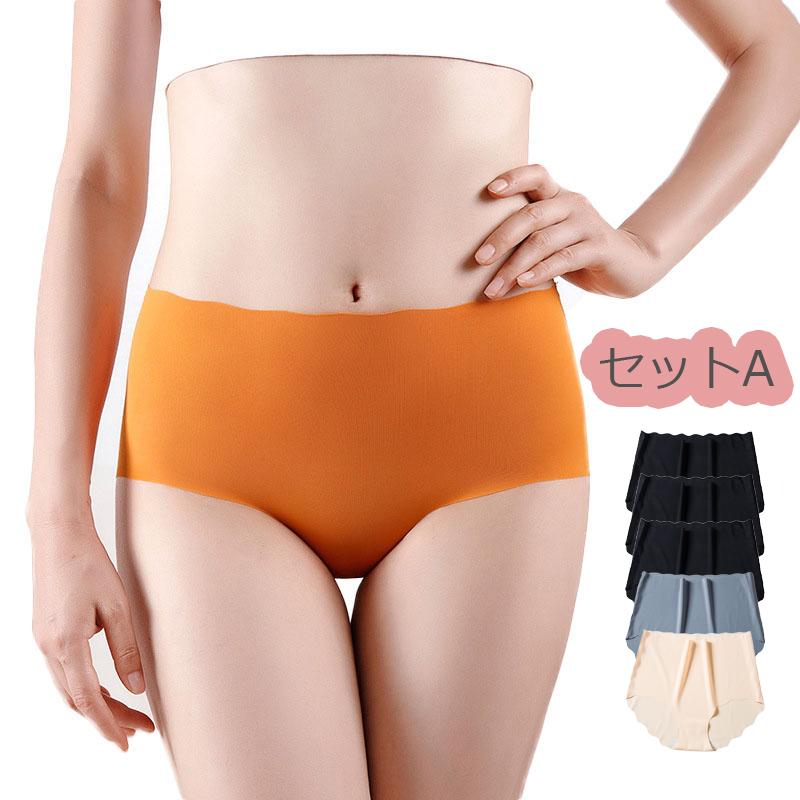 5枚セット ショーツ レディース シームレス インナー  パンツ スタンダード 響きにくい 冷感 女性用 下着 夏 フィット感 ズレにくい |  | 24