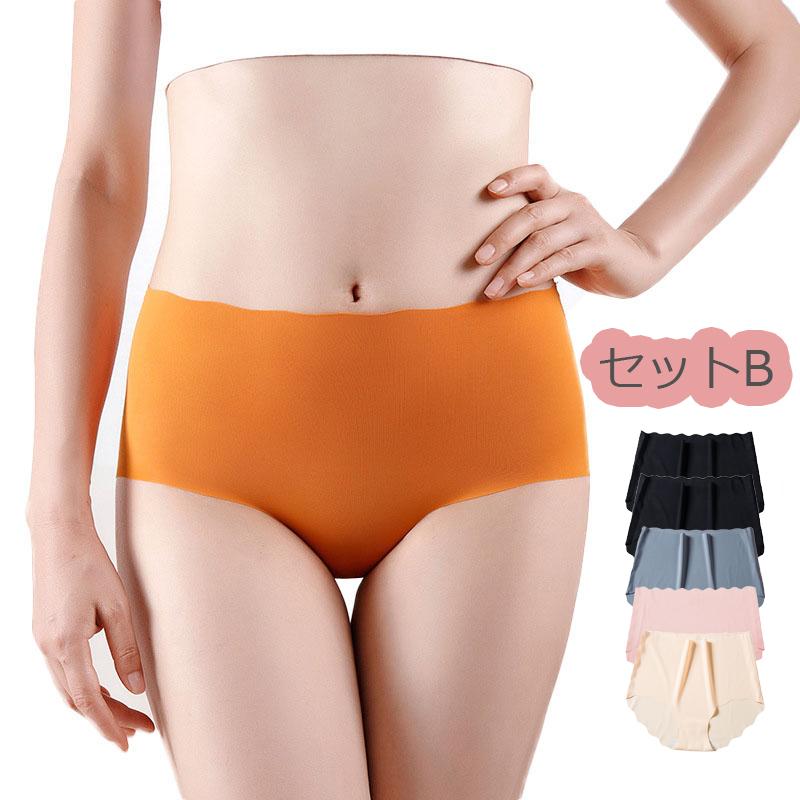 5枚セット ショーツ レディース シームレス インナー  パンツ スタンダード 響きにくい 冷感 女性用 下着 夏 フィット感 ズレにくい |  | 25