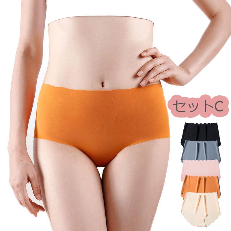 5枚セット ショーツ レディース シームレス インナー  パンツ スタンダード 響きにくい 冷感 女性用 下着 夏 フィット感 ズレにくい |  | 26
