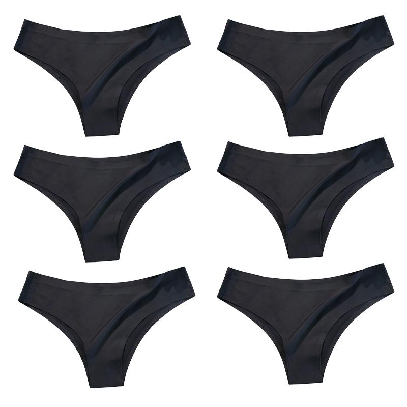 6枚セット ショーツ Tバック シームレス 下着 パンツ シンプル レディース インナー 響きにくい レディースショーツ |  | 17
