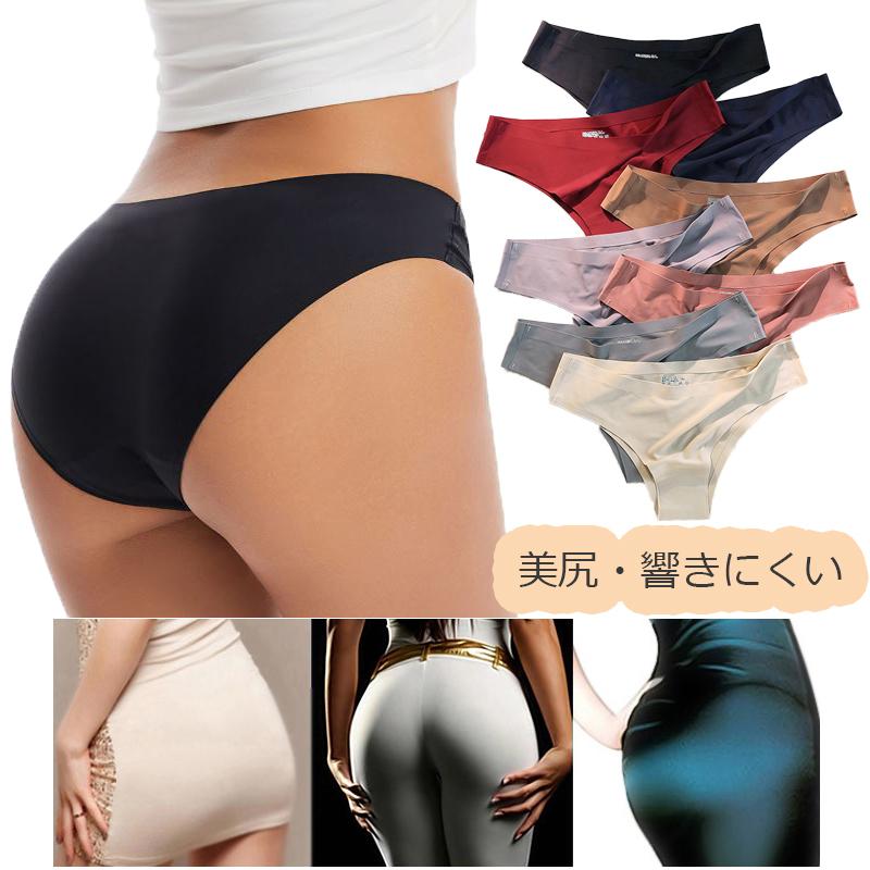 6枚セット ショーツ Tバック シームレス 下着 パンツ シンプル レディース インナー 響きにくい レディースショーツ |  | 07