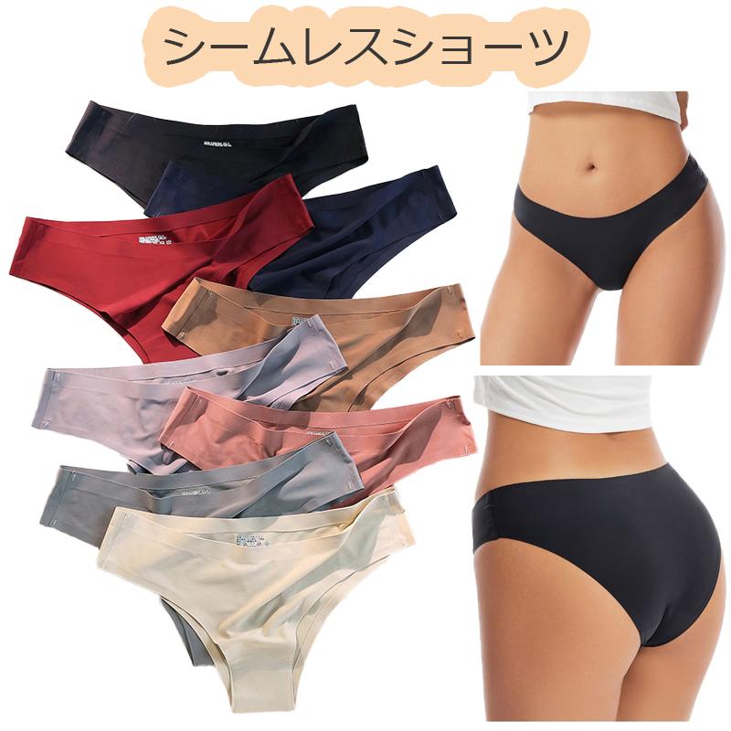 6枚セット ショーツ Tバック シームレス 下着 パンツ シンプル レディース インナー 響きにくい レディースショーツ |  | 08