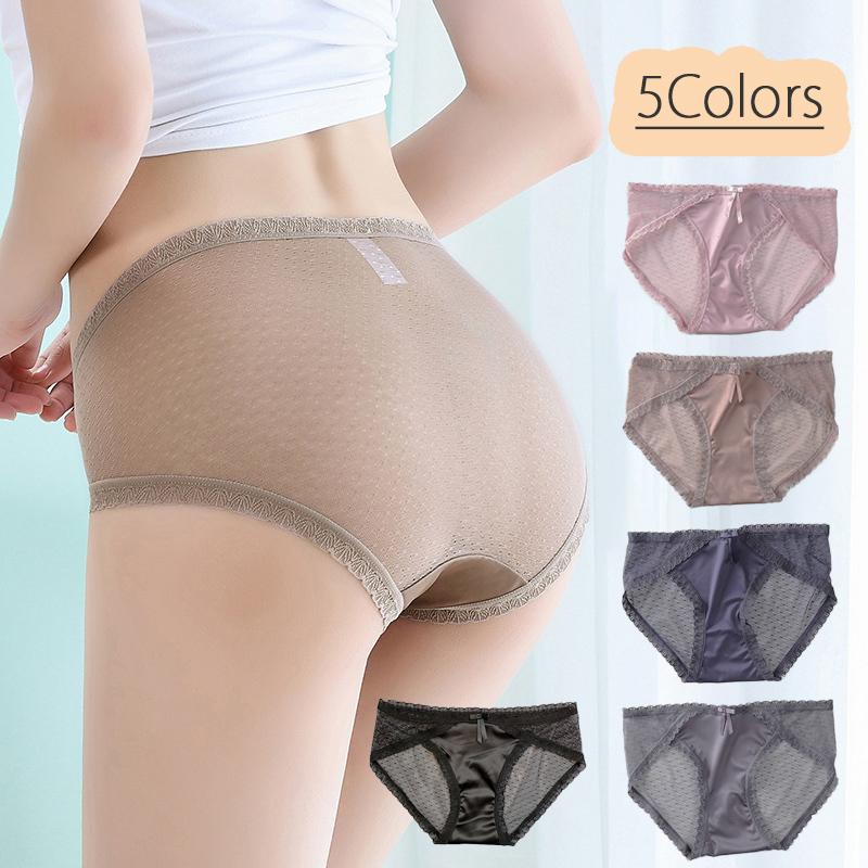 5枚セット レースショーツ レディース セクシー 魅力 20代  30代 40代　インナー パンツ 下着 伸縮性 ツルツル 浅履きショーツ リボン |  | 04