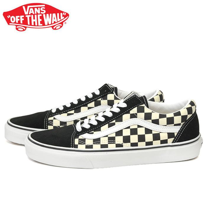 送料無料 バンズ オールドスクール スニーカー メンズ レディース チェッカー VANS OLD SKOOL (PRIMARY CHECK) BLACK/WHITE VN0A38G1P0S 靴 くつ クツ｜orangecounty