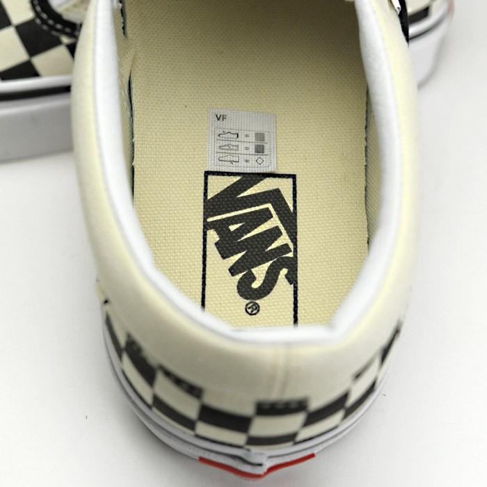 VANSバンズ スリッポン スニーカー シューズ キャンバス メンズ レディース ローカット  ヴァンズ  紐なし 黒 白 紺 チェッカー CLASSIC SLIP ON VN0EYE｜orangecounty｜06