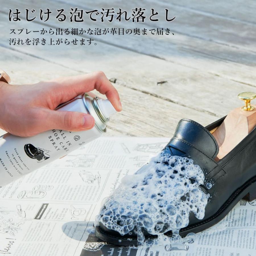 シューケア LAQ2 ラクツ オールイン シューケアスプレー 180ml 靴磨き