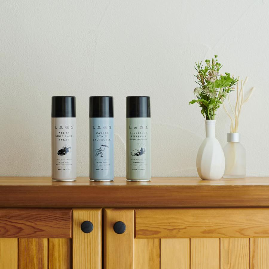 防水スプレー LAQ2 ラクツ ウォーター&ステインプロテクター 革靴 スニーカー バッグ 汚れ防止 |  | 10