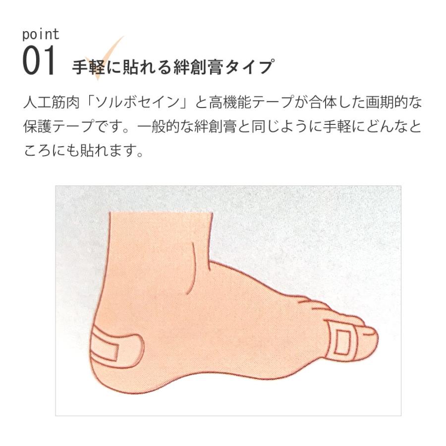 靴ずれ防止 SORBO ソルボバン レギュラータイプ 10枚入り 絆創膏タイプ |  | 03